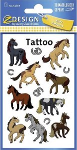Zdesign Tatuaże dla dzieci - Konie 1