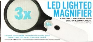 Peter Pauper Press Lupa podwójna z LED 1