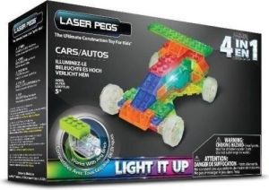 Laser Pegs Klocki 4w1 auto swiecące (MPS300B) 1