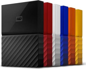 Dysk zewnętrzny HDD WD HDD My Passport 1 TB Żółty (WDBYNN0010BYL-WESN) 2