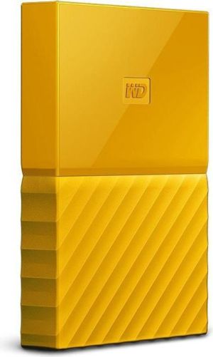 Dysk zewnętrzny HDD WD HDD My Passport 1 TB Żółty (WDBYNN0010BYL-WESN) 7