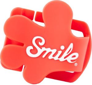 Smile klips do mocowania osłony obiektywu, Giveme5, czerwony (16400) 1