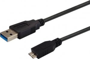 Kabel USB Savio USB-A - microUSB 1 m Czarny (SAVKABELCL-102) 1