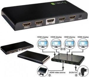 Techly Splitter HDMI 1 x 4 UHD (023981) 3