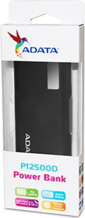 Powerbank ADATA P12500D 12500 mAh Czarny  (AP12500D-DGT-5V-CBK) 2
