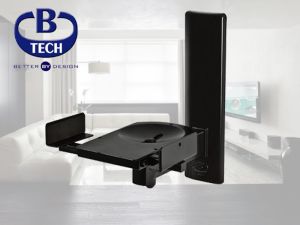 B-Tech Uchwyty ścienne zaciskowe do głośników czarne 2szt. (BT77/B) 4