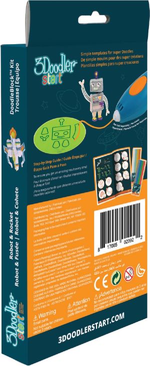 3Doodler Zestaw szablonów Kosmos (DODDBKRO) 4