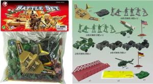 Figurka MZ Battle Set zestaw wojskowy figurki żołnierzyki i pojazdy z planszą 2