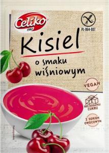Celiko Kisiel o smaku wiśniowym 40 g 1