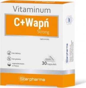 STARPHARMA Starpharma Vitaminum C + Wapń Strong 30 kapsułek 1