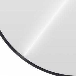 Vilde Lustro na łańcuszku w czarnej metalowej ramie, okrągłe, 29 cm 3