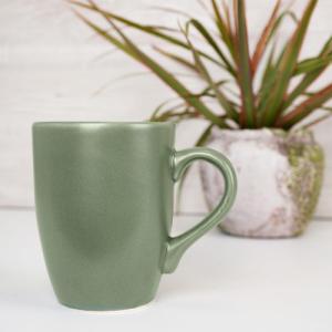 Orion Kubek z uchem do picia kawy herbaty napojów ceramiczny zielony alfa 350 ml 2