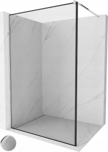 Mexen Mexen Kioto ścianka prysznicowa 50 x 200 cm, transparent/czarny wzór 8 mm, chrom - 800-050-101-01-70 13