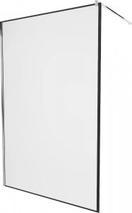 Mexen Mexen Kioto ścianka prysznicowa 60 x 200 cm, transparent/czarny wzór 8 mm, chrom - 800-060-101-01-70 9