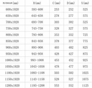 Mexen Mexen Lima drzwi prysznicowe składane 80 cm, grafit, chrom - 856-080-000-01-40 10