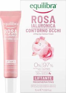 Equilibra EQUILIBRA_Rosa Regenerating Lifting Eye Contour Cream różany liftingujący krem pod oczy z kwasem hialuronowym 15ml 1
