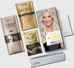 Joanna JOANNA_Multi Blond Platinium rozjaśniacz do całych włosów do 9 tonów 2