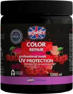 Ronney RONNEY_Color Repair Professional Mask UV Protection Therapy For Damaged&amp;Dyed Hair maska do włosów farbowanych 1000ml 1