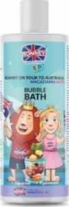 Ronney RONNEY_Kids On Tour To Australia Bubble Bath płyn do kąpieli dla dzieci od 3 roku życia Orzechy Makadamia 300ml 1