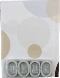 Lumarko Zasłona Prysznicowa PVA Szara 180x180cm B111 F.. 13