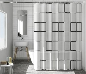 Lumarko Zasłona Prysznicowa PVA Szara 180x180cm B111 F.. 4