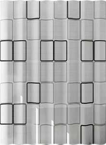 Lumarko Zasłona Prysznicowa PVA Szara 180x180cm B111 F.. 5