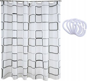 Lumarko Zasłona Prysznicowa PVA Szara 180x180cm B111 F.. 6