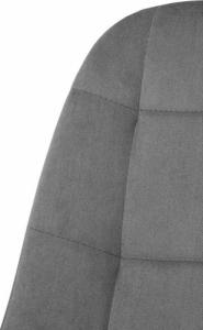 Szchara KRZESŁO tapicerowane PIKOWANE nowoczesne WELUROWE 11