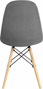 Szchara KRZESŁO tapicerowane PIKOWANE nowoczesne WELUROWE 10