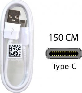 Kabel USB Samsung USB-A - USB-C 1.5 m Biały (EP-DW700CWE) 2