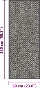 vidaXL Wycieraczka tuftowana, 60x150 cm, jasnobrązowa 5