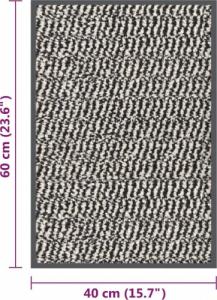 vidaXL Wycieraczka tuftowana, 40x60 cm, jasnobrązowa 5