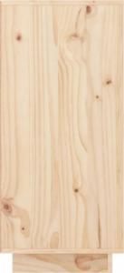 vidaXL Szafka, 111x34x75 cm, lite drewno sosnowe 7