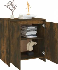 vidaXL Szafka, przydymiony dąb, 70x40x73,5 cm, płyta wiórowa 5