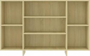 vidaXL Szafka, dąb sonoma, 120x30x75 cm, płyta wiórowa 5