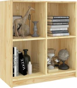 vidaXL Szafka boczna, 70x33x76 cm, lite drewno sosnowe 4