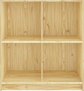 vidaXL Szafka boczna, 70x33x76 cm, lite drewno sosnowe 5