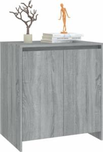 vidaXL Szafka, szary dąb sonoma, 70x40x73,5 cm, płyta wiórowa 4