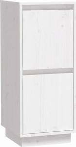 vidaXL Szafki, 2 szt., białe, 31,5 x 34 x 75 cm, lite drewno sosnowe 4