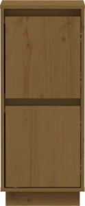 vidaXL Szafki, 2 szt., miodowy brąz, 31,5x34x75 cm, drewno sosnowe 5