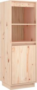 vidaXL Wysoka szafka, 37x34x110 cm, lite drewno sosnowe 2