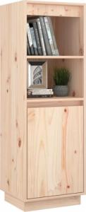 vidaXL Wysoka szafka, 37x34x110 cm, lite drewno sosnowe 4