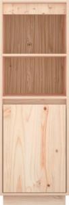 vidaXL Wysoka szafka, 37x34x110 cm, lite drewno sosnowe 5