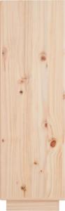 vidaXL Wysoka szafka, 37x34x110 cm, lite drewno sosnowe 6
