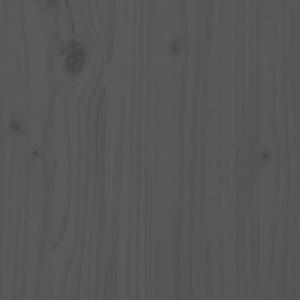 vidaXL Wysoka szafka, szara, 37x34x110 cm, lite drewno sosnowe 7