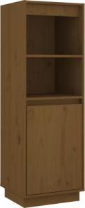 vidaXL Regał, miodowy brąz, 37x34x110 cm, lite drewno sosnowe 2