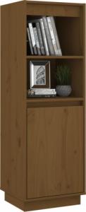 vidaXL Regał, miodowy brąz, 37x34x110 cm, lite drewno sosnowe 4