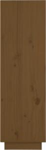 vidaXL Regał, miodowy brąz, 37x34x110 cm, lite drewno sosnowe 6