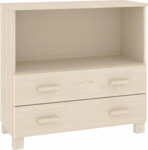 vidaXL Regał, miodowy brąz, 85x35x80 cm, drewno sosnowe 2