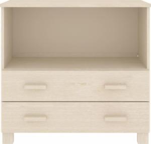 vidaXL Regał, miodowy brąz, 85x35x80 cm, drewno sosnowe 5